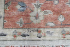 Hand-Knotted Tree of Life Wool Area Rug | Muted Sage Green & Terracotta Custom Size Rug | Handcrafted in India