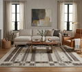 Handmade 6x8 Ivory Wool thick pile Gabbeh Rug