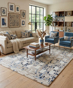 Hand-Tufted 100% Wool Area Rug  – Available in 5x8, 6x9, 8x10, 9x12