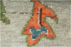 8x10 ft and 9x12 ft Pastel Garden Hand-Knotted Oushak Wool Rug