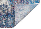 8x10 Luxury Hand-Knotted Wool & Bamboo Silk Rug | Distressed Medallion