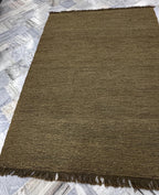 5x8 Jute Braided Rug, Natural Rustic Handwoven Area Rug