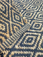 5x8 Natural Jute Diamond Pattern Area Rug