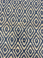5x8 Natural Jute Diamond Pattern Area Rug