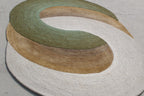 Organic Swirl Hand-Tufted Wool Area Rug – 5' x 7.8' Sage & Earth Tones