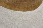 Organic Swirl Hand-Tufted Wool Area Rug – 5' x 7.8' Sage & Earth Tones
