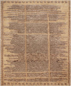 Hand Knotted Jute and Wool Rug - Hand Carved Textured Area Rug