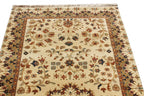 Luxurious Hand-Knotted 10 ft Wool Traditional Vintage Aesthetic Long Runner Rug for Entryway, hallway or Stairs