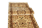 Luxurious Hand-Knotted 10 ft Wool Traditional Vintage Aesthetic Long Runner Rug for Entryway, hallway or Stairs