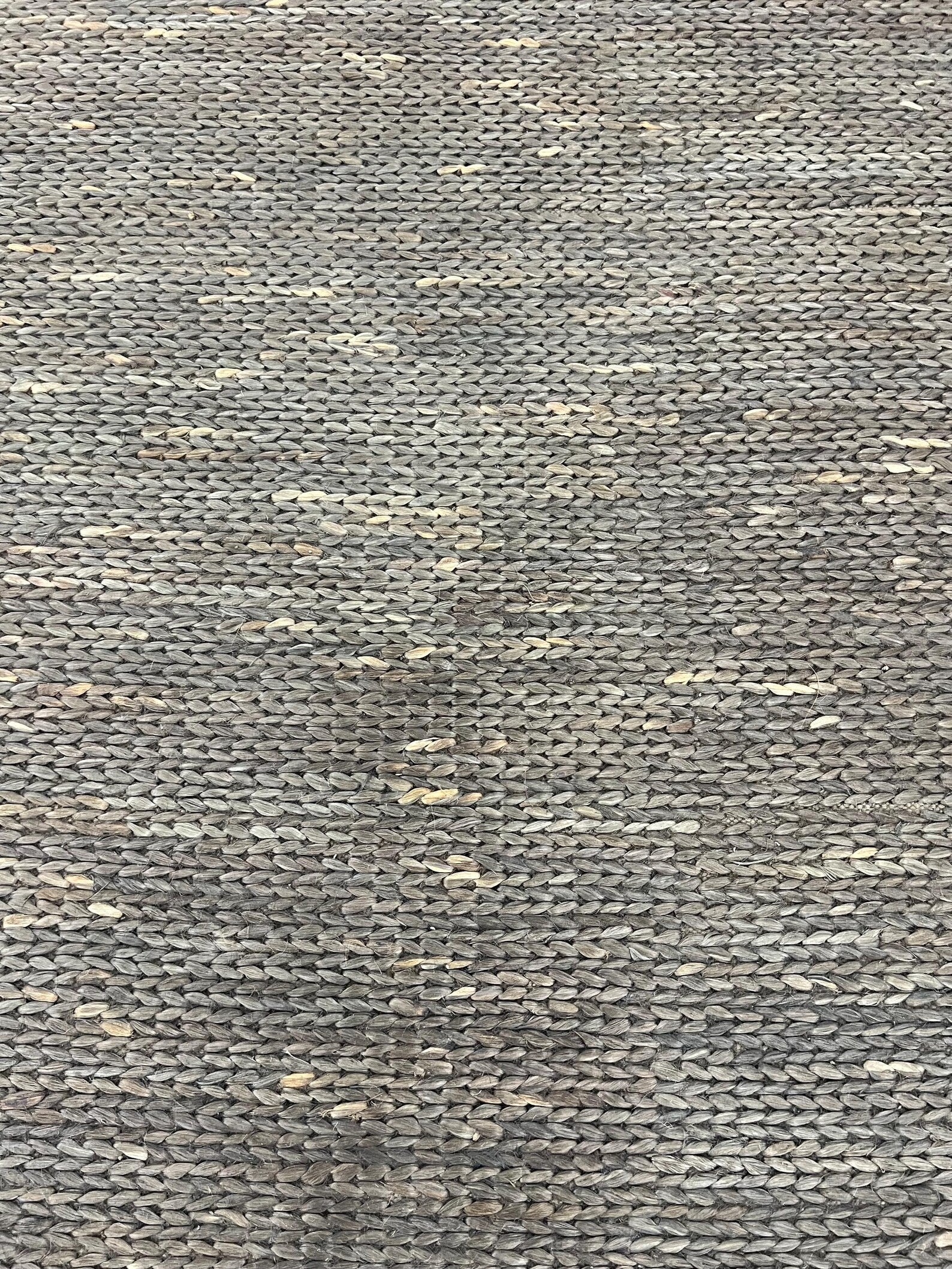 6 x 8 Hand-Braided Natural Jute Area Rug , Farmhouse Decor Chunky Woven Carpet