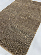 6 x 8 Hand-Braided Natural Jute Area Rug , Farmhouse Decor Chunky Woven Carpet