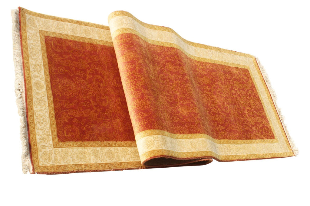 9 ft Traditional Persian Hand knotted Wool Runner, Premium Quality, Hallway & Entryway Rug
