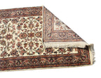 10 ft Vintage Style Floral Persian runner - Cream & Sage Green Hallway Runner
