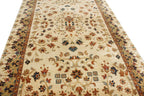 Luxurious Hand-Knotted 10 ft Wool Traditional Vintage Aesthetic Long Runner Rug for Entryway, hallway or Stairs