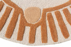 Hand Tufted Lion Nursery Rug - Cute Animal Area Rug for Toddler Room Decor