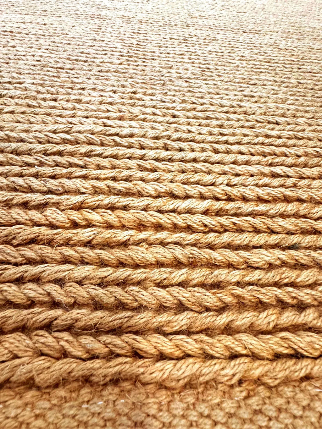 6'x9' Hand-Braided Natural Jute Area Rug