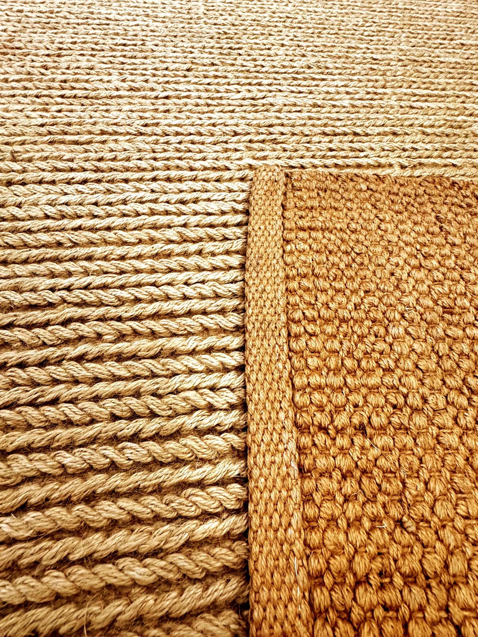 6'x9' Hand-Braided Natural Jute Area Rug