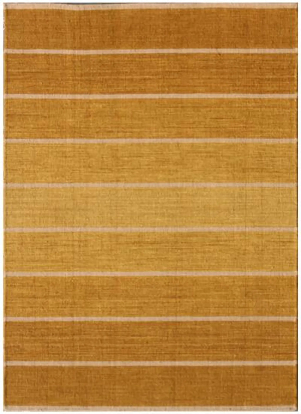 Modern Reversable Boho Striped Rug - Earthy Gradient Wool Kilim-Handwoven Flatweave Area Rug for Living Room - Scandinavian Dhurrie 5x8 8x10
