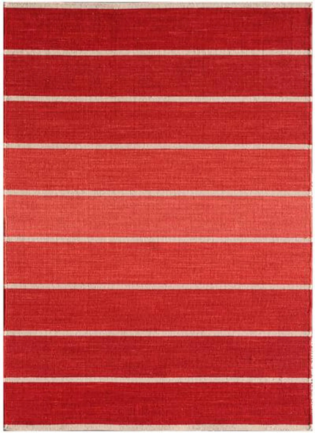 Modern Reversable Boho Striped Rug - Earthy Gradient Wool Kilim-Handwoven Flatweave Area Rug for Living Room - Scandinavian Dhurrie 5x8 8x10