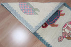 Hand-Knotted Wool Turtle Runner Rug | Custom Size Hallway & Entryway Runner | Artisan Crafted