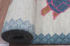 Hand-Knotted Wool Turtle Runner Rug | Custom Size Hallway & Entryway Runner | Artisan Crafted