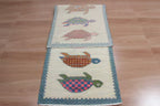 Hand-Knotted Wool Turtle Runner Rug | Custom Size Hallway & Entryway Runner | Artisan Crafted