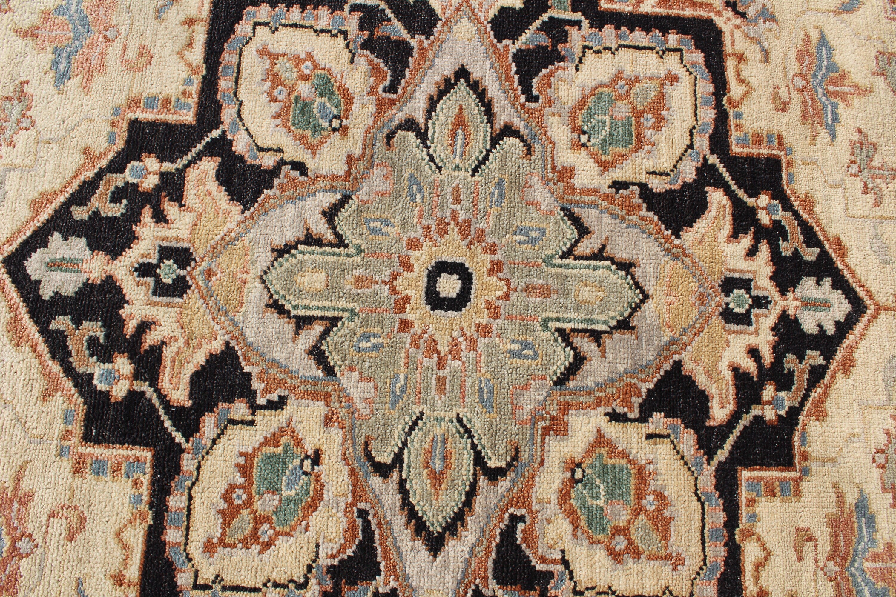 Hand-Knotted Serapi Design Wool Rug | 8x10 Traditional Persian Style