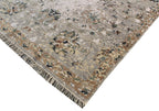 Hand Knotted Modern Rug 8X10 Wool and Bamboo Silk Rug for living room, bedroom and dining room