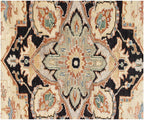 Hand-Knotted Serapi Design Wool Rug | 8x10 Traditional Persian Style