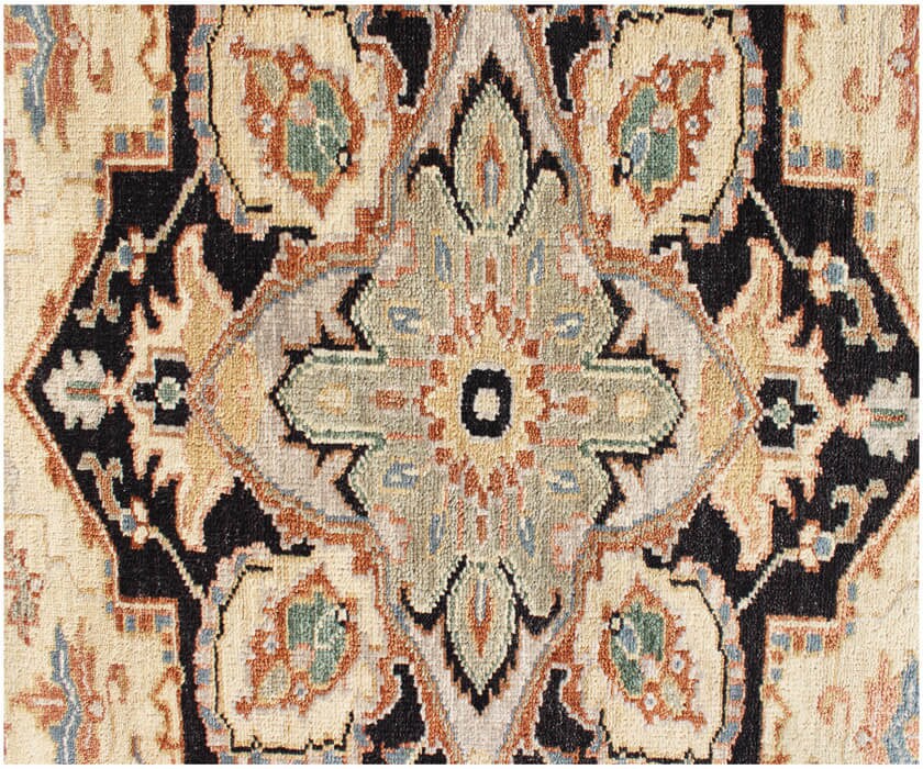 Hand-Knotted Serapi Design Wool Rug | 8x10 Traditional Persian Style