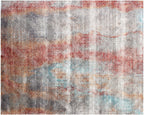 No tariff HANDKNOTTED 4X6 5X8 6X9 8X10 9X12  10X14 Charcoal Red Wool and Viscose Modern design Rug for living room, bedroom and dining room