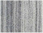 Hand Tufted 5X8 8X10 Grey Modern design rug for living room, minimalist rug