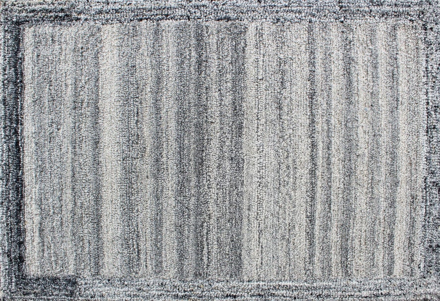 Hand Tufted 5X8 8X10 Grey Modern design rug for living room, minimalist rug