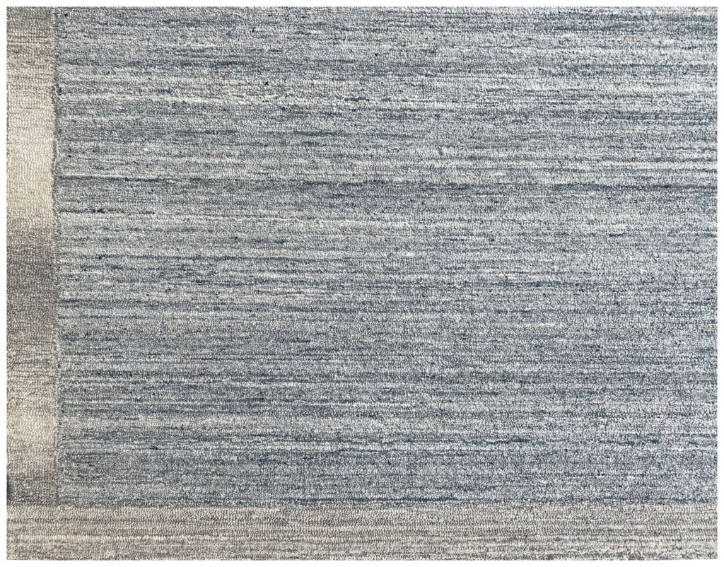 5x8 ft and 8x10 ft Hand Tufted Silver Area Rug,  Modern Minimalist Design