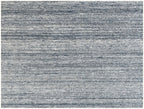 5x8 ft and 8x10 ft Hand Tufted Silver Area Rug,  Modern Minimalist Design