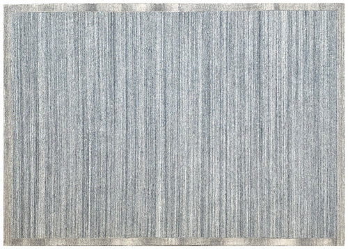 5x8 ft and 8x10 ft Hand Tufted Silver Area Rug,  Modern Minimalist Design