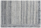 Hand Tufted 5X8 8X10 Grey Modern design rug for living room, minimalist rug