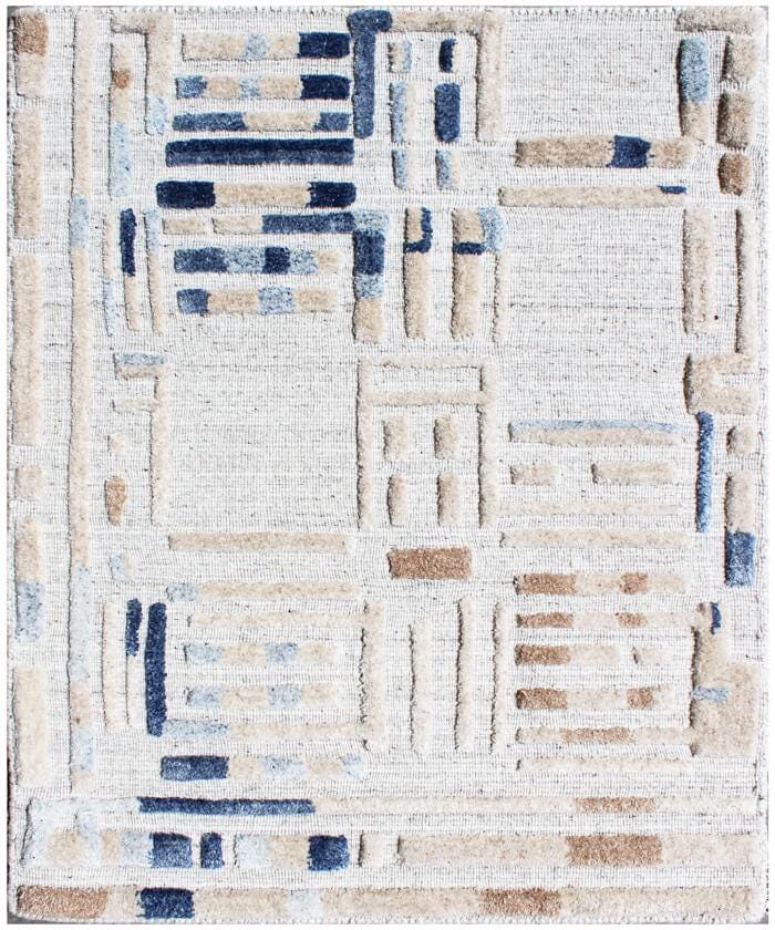 Hand-Tufted 100% Wool Area Rug  – Available in 5x8, 6x9, 8x10, 9x12