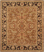 Hand-Tufted 5x8 Wool Rug | Traditional Floral Medallion Area Rug
