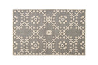 No tariff Hand Tufted 5X8  8X10  Grey Ivory  wool  geometric modern rug for living room, bedroom and dining room