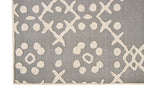 No tariff Hand Tufted 5X8  8X10  Grey Ivory  wool  geometric modern rug for living room, bedroom and dining room