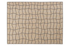 Hand Tufted 5X8  8X10 Brown Grey  wool  geometric modern rug for living room, bedroom and dining room