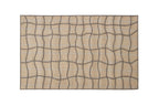 Hand Tufted 5X8  8X10 Brown Grey  wool  geometric modern rug for living room, bedroom and dining room