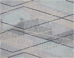 No tariff Hand Tufted 5X8  8X10 9X12 Charcoal Green wool  geometric modern handmade rug for living room, bedroom and dining room