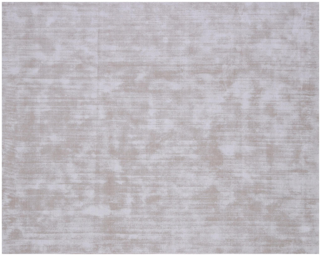 Modern Abstract Handloom Wool Rug - Neutral Sand & Ivory