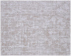Modern Abstract Handloom Wool Rug - Neutral Sand & Ivory