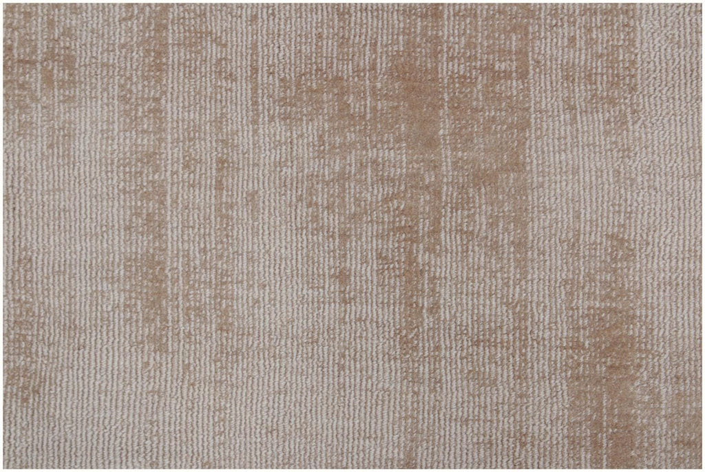 Modern Distressed Beige Rug | Premium Tencel & Handloom Wool