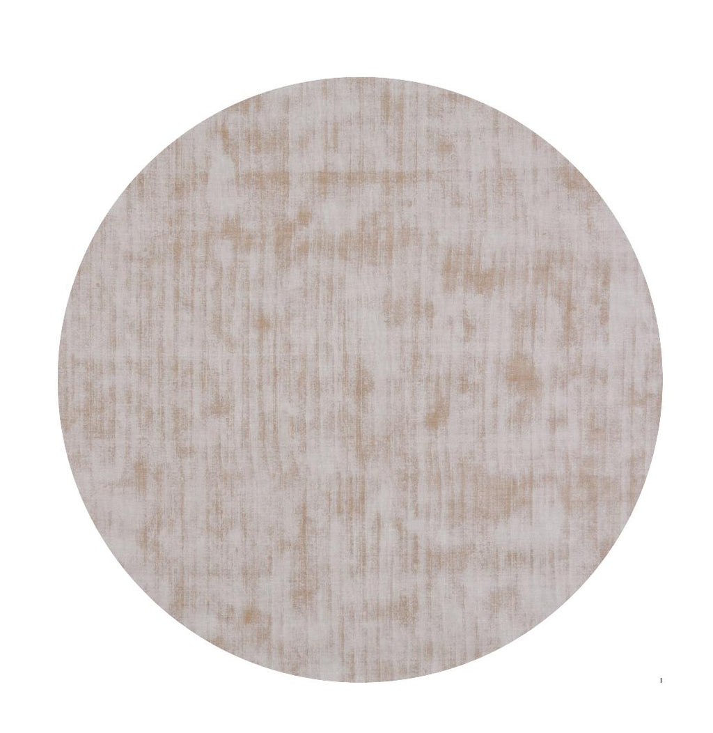 Modern Distressed Beige Rug | Premium Tencel & Handloom Wool