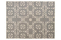 No tariff Hand Tufted 5X8  8X10  Grey Ivory  wool  geometric modern rug for living room, bedroom and dining room