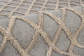 Hand Tufted 5X8  8X10  Tan Grey  wool  geometric modern rug for living room, bedroom and dining room